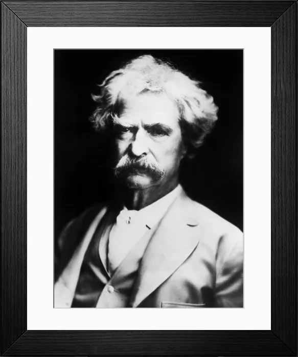 Framed Print : Mark Twain. Courtesy: CSU Archives  /  Everett Collection