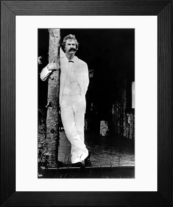 Framed Print : Mark Twain. Courtesy: CSU Archives  /  Everett Collection