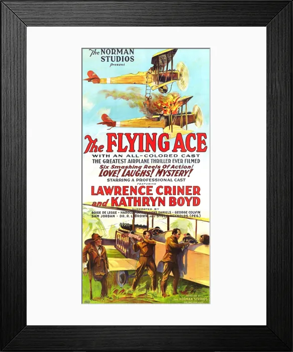 Framed Print : THE FLYING ACE, 1926