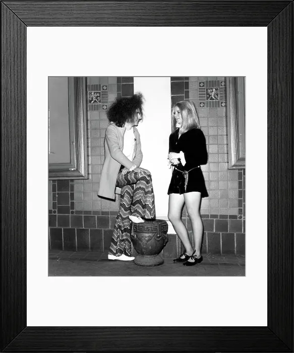 Framed Print : Hippies in fashions of the 60's, November 7, 1968.. Courtesy: CSU Archives  /  Everett Collection