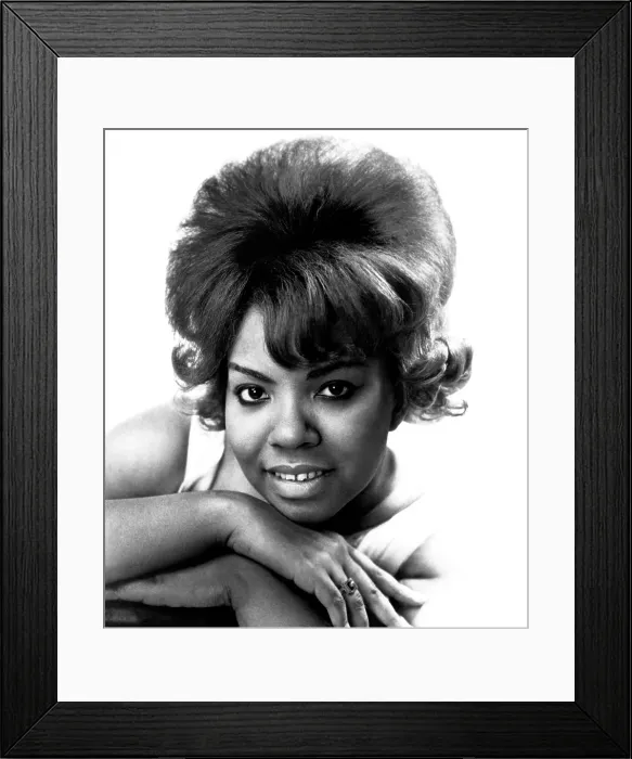 Framed Print : Mary Wells, (1943-1992), American R&B singer, 1964.. Courtesy: CSU Archives  /  Everett Collection
