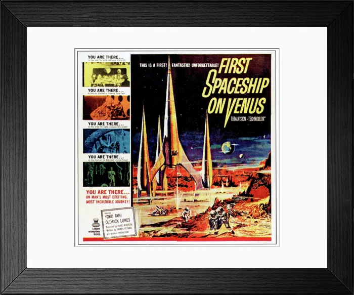 Framed Print : FIRST SPACESHIP ON VENUS (aka DER SCHWEIGENDE STERN), 1962 Framed Print : FIRST SPACESHIP ON VENUS (aka DER SCHWEIGENDE STERN), 1962