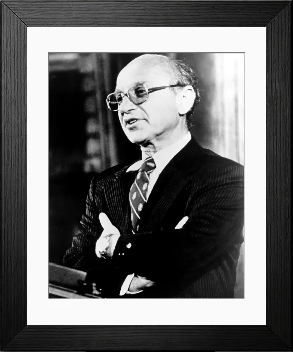 Framed Print : Milton Friedman, 1980 CSU Archives / courtesty Everett Collection Framed Print : Milton Friedman, 1980 CSU Archives / courtesty Everett Collection