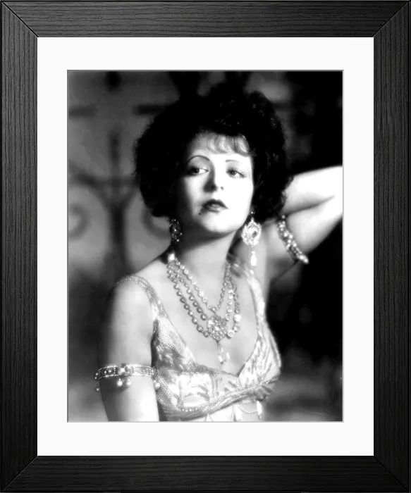 Framed Print : Clara Bow, ca. late 1920s Framed Print : Clara Bow, ca. late 1920s