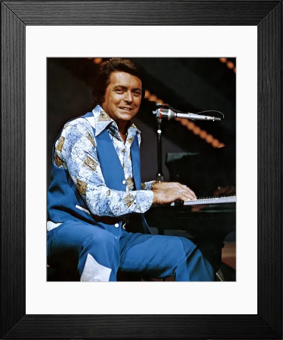 Framed Print : Country singer Mickey Gilley. ca. 1978. Courtesy: CSU Archives / Everett Collection