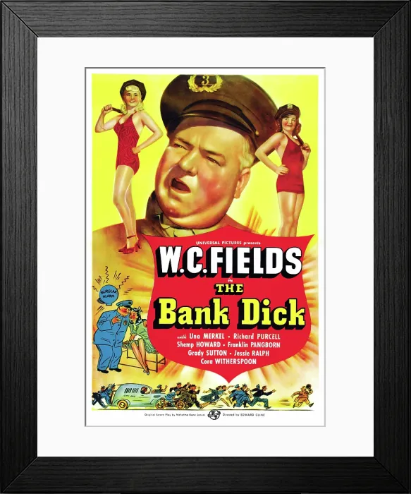 Framed Print : THE BANK DICK, W.C. Fields, 1940