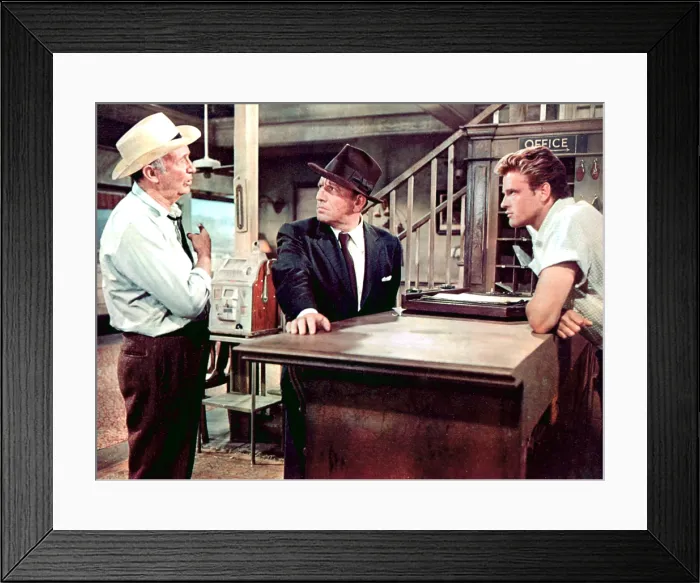 Framed Print : BAD DAY AT BLACK ROCK, Walter Brennan, Spencer Tracy, John Ericson, 1955 Framed Print : BAD DAY AT BLACK ROCK, Walter Brennan, Spencer Tracy, John Ericson, 1955