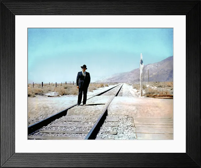 Framed Print : BAD DAY AT BLACK ROCK, Spencer Tracy, 1955