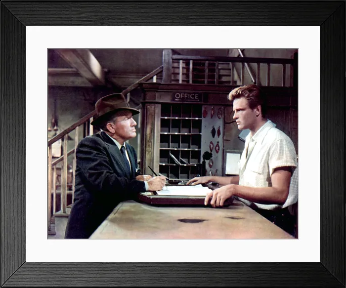 Framed Print : BAD DAY AT BLACK ROCK, Spencer Tracy, John Ericson, 1955 Framed Print : BAD DAY AT BLACK ROCK, Spencer Tracy, John Ericson, 1955