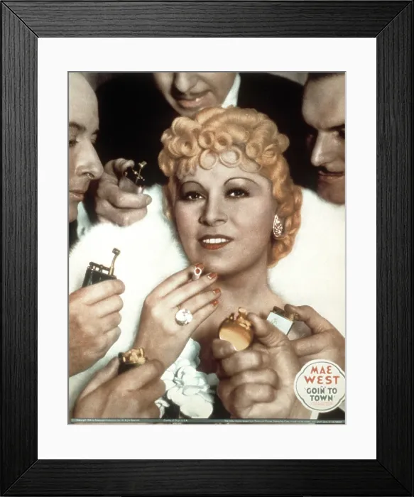 Framed Print : GOIN TO TOWN, Mae West, 1935