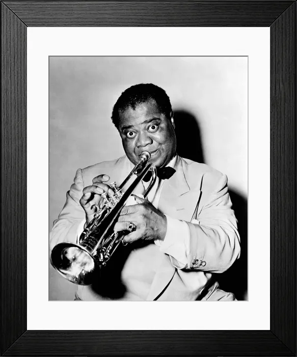 Framed Print : THE GLENN MILLER STORY, Louis Armstrong, 1953 Framed Print : THE GLENN MILLER STORY, Louis Armstrong, 1953