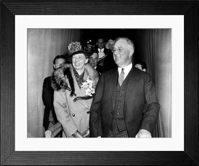 Framed Print : Eleanor Roosevelt and President Franlin D. Roosevelt attend Easter Services at St. Thomas Episcopal Church, Washington DC. 4 / 12 / 36. Courtesy: CSU Archives / Everett Collection Framed Print : Eleanor Roosevelt and President Franlin D. Roosevelt attend Easter Services at St. Thomas Episcopal Church, Washington DC. 4 / 12 / 36. Courtesy: CSU Archives / Everett Collection