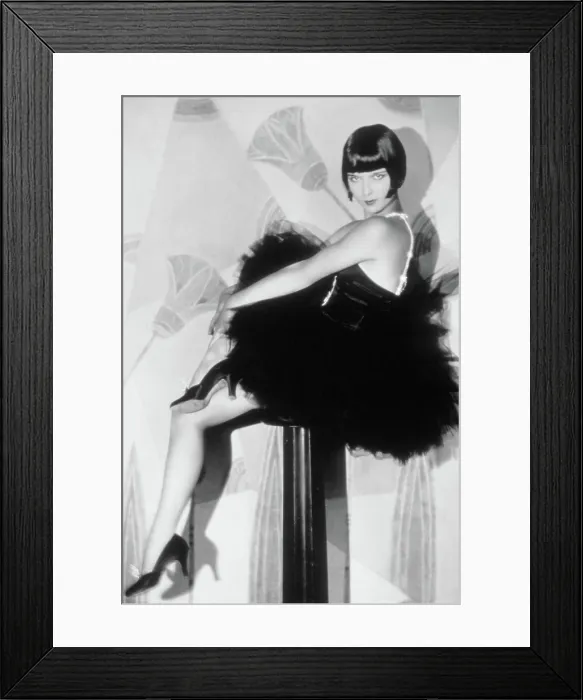 Framed Print : ROLLED STOCKINGS, Louise Brooks, portrait by Eugene Robert Richee, 1927