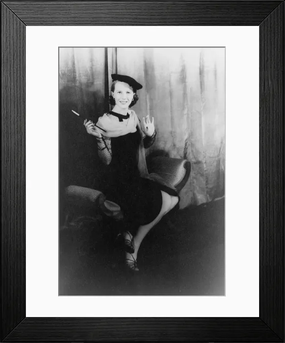 Framed Print : Julie Harris, portrait by Carl Van Vechten, May 2, 1952