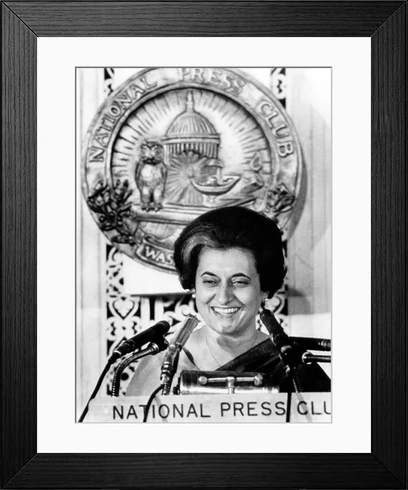 Framed Print : Indian Prime Minister, Indira Ghandi as she speaks at a luncheon meeting of the National Press Club, March 29, 1966. Courtesy: CSU Archives / Everett Collection Framed Print : Indian Prime Minister, Indira Ghandi as she speaks at a luncheon meeting of the National Press Club, March 29, 1966. Courtesy: CSU Archives / Everett Collection