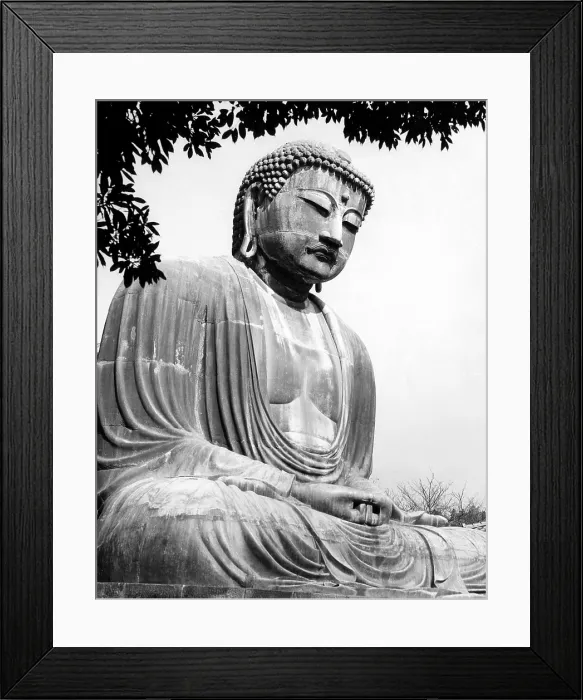 Framed Print : A Buddha in Kamakura seaside resort. ca 1950s. Courtesy: CSU Archives / Everett Collection Framed Print : A Buddha in Kamakura seaside resort. ca 1950s. Courtesy: CSU Archives / Everett Collection