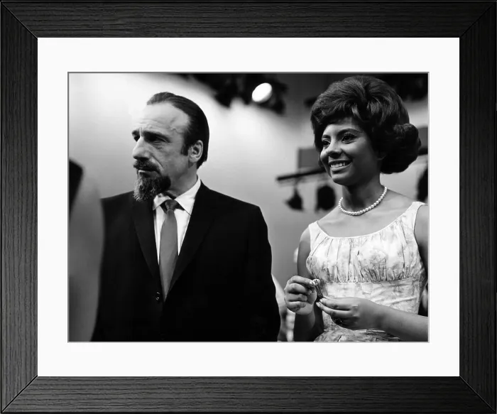 Framed Print : Singer Mitch Miller and Leslie Uggams, ca. early 1960s. Courtesy CSU Archives / Everett Collection Framed Print : Singer Mitch Miller and Leslie Uggams, ca. early 1960s. Courtesy CSU Archives / Everett Collection