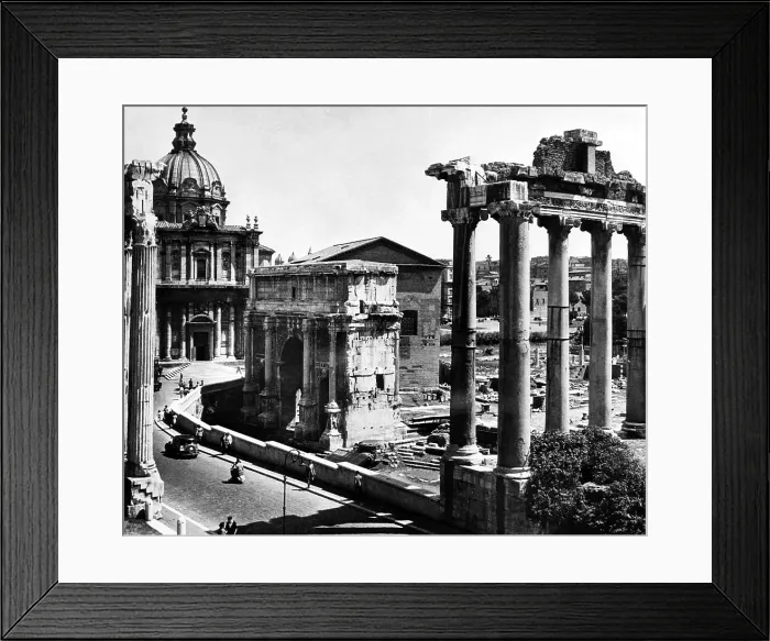 Framed Print : Roman Forum Arch of Septimius Severus, ca. 1953. Courtesy: CSU Archives / Everett Collection Framed Print : Roman Forum Arch of Septimius Severus, ca. 1953. Courtesy: CSU Archives / Everett Collection