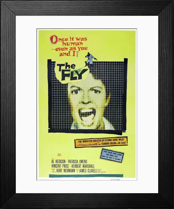 Framed Print : THE FLY, Patricia Owens on poster art, 1958, TM and Copyright 20th Century Fox Film Corp. All rights reserved. / courtesy Everett Collection Framed Print : THE FLY, Patricia Owens on poster art, 1958, TM and Copyright 20th Century Fox Film Corp. All rights reserved. / courtesy Everett Collection