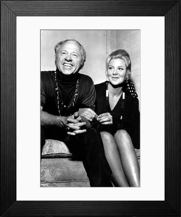 Framed Print : Mickey Rooney, with 7th wife, Carolyn Hockett, 1969. Courtesy: CSU Archives  /  Everett Collection
