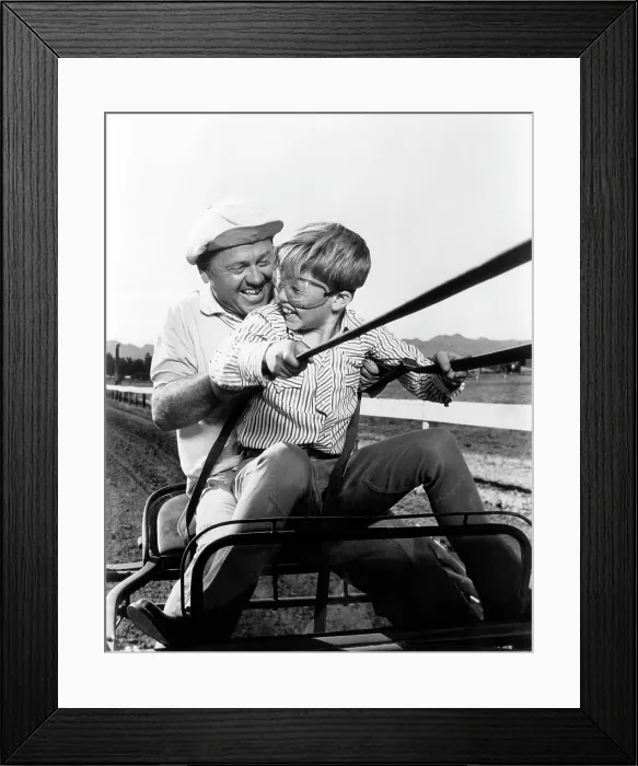 Framed Print : Actor Mickey Rooney and his son Teddy Rooney, 1960.. Courtesy: CSU Archives  /  Everett Collection