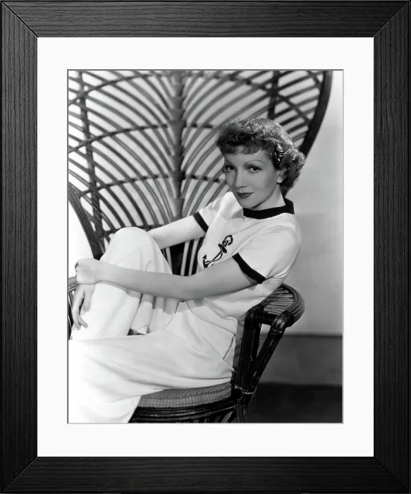 Framed Print : Claudette Colbert, 1938 Framed Print : Claudette Colbert, 1938