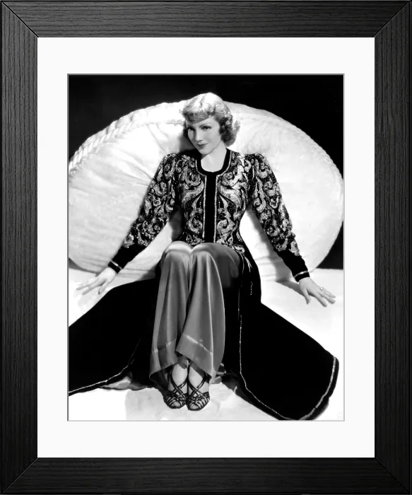 Framed Print : CLAUDETTE COLBERT, in a Travis Banton costume from BLUEBEARD'S EIGHTH WIFE', 3 / 22 / 38 Framed Print : CLAUDETTE COLBERT, in a Travis Banton costume from BLUEBEARD'S EIGHTH WIFE', 3 / 22 / 38