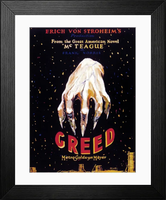 Framed Print : GREED, 1924 Framed Print : GREED, 1924