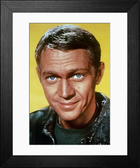 Framed Print : THE GREAT ESCAPE, Steve McQueen, 1963