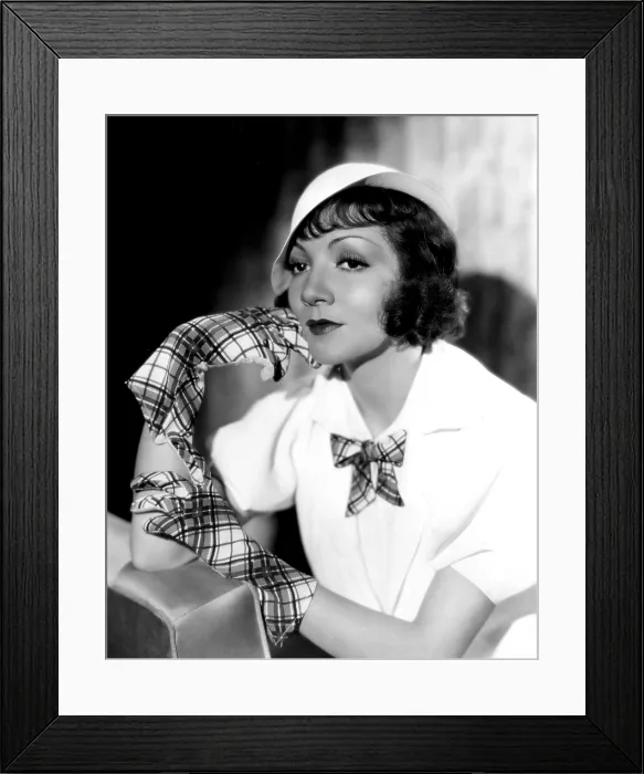 Framed Print : CLAUDETTE COLBERT, March 16, 1933 Framed Print : CLAUDETTE COLBERT, March 16, 1933