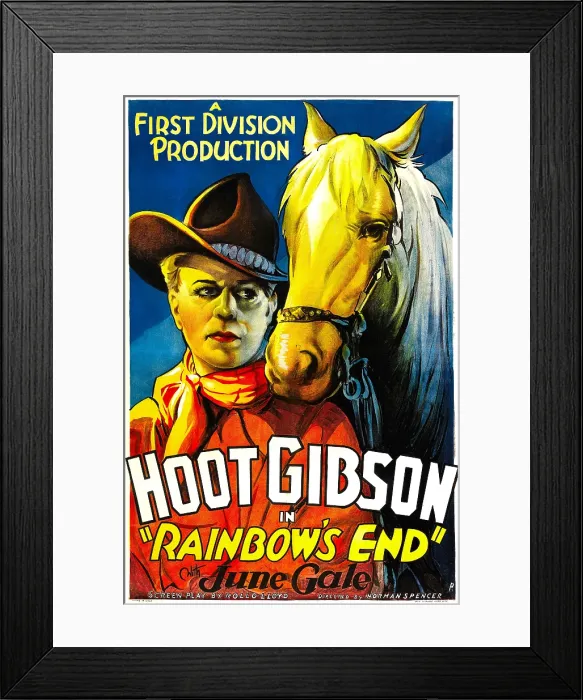Framed Print : RAINBOW'S END, Hoot Gibson, 1935