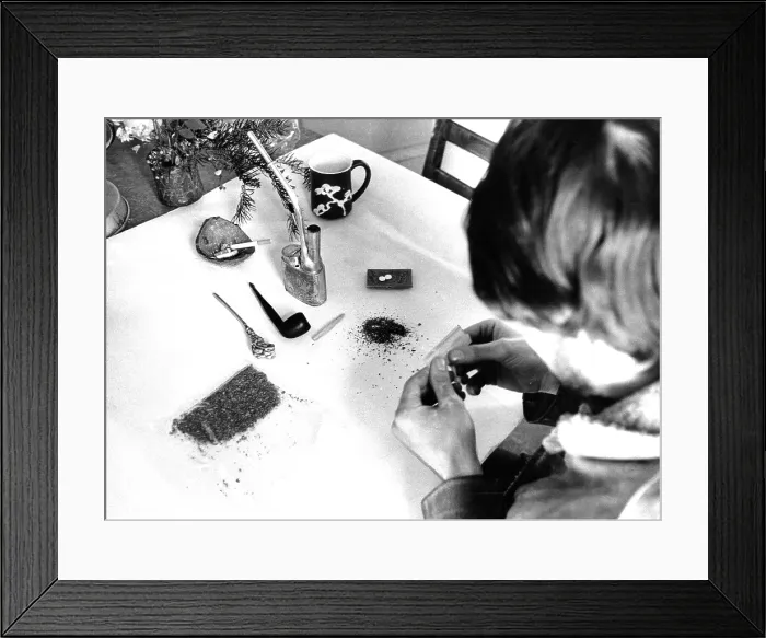 Framed Print : Marijuana and LSD prepared for shipment, 1967. Courtesy: CSU Archives / Everett Collection Framed Print : Marijuana and LSD prepared for shipment, 1967. Courtesy: CSU Archives / Everett Collection