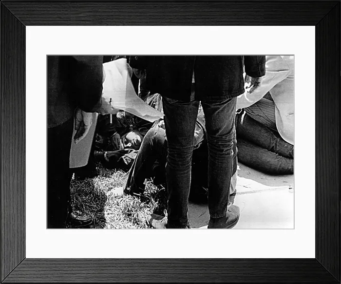 Framed Print : KENT STATE MASSACRE, on May 4, 1970