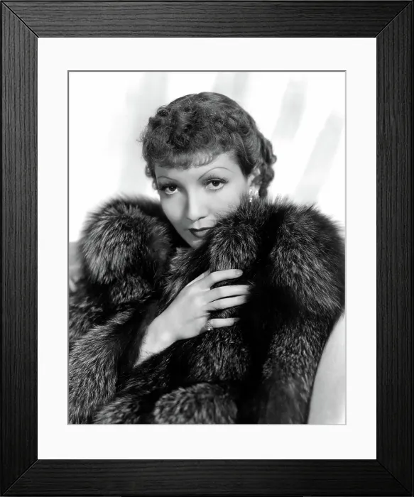 Framed Print : CLAUDETTE COLBERT, Paramount Pictures, 1935 Framed Print : CLAUDETTE COLBERT, Paramount Pictures, 1935