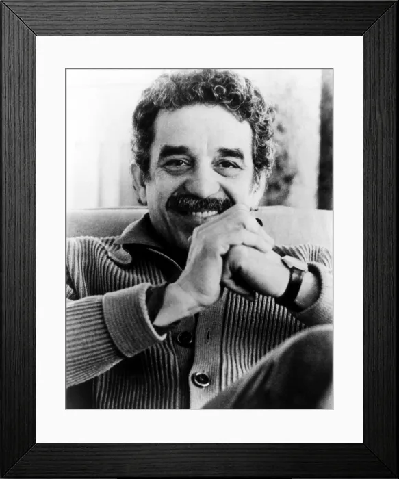 Framed Print : Gabriel Garcia Marquez, Colombian novelist, journalist, and Nobel Prize winner, 1962.. Courtesy: CSU Archives  /  Everett Collection