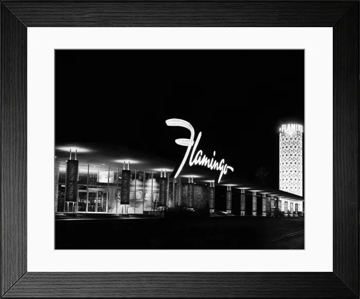 Framed Print : Flamingo Hotel, Las Vegas, Nevada. Circa 1960s. Courtesy: CSU Archives / Everett Collection