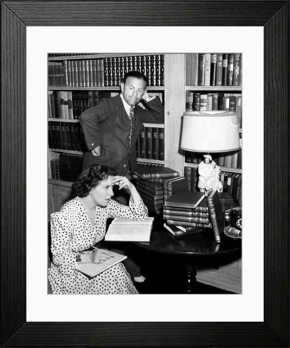 Framed Print : Gracie Allen and George Burns, 1939. Courtesy: CSU Archives / Everett Collection