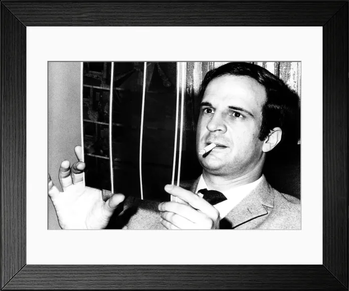 Framed Print : French filmmaker Francois Truffaut, (1932-1984), 1968.. Courtesy: CSU Archives / Everett Collection Framed Print : French filmmaker Francois Truffaut, (1932-1984), 1968.. Courtesy: CSU Archives / Everett Collection