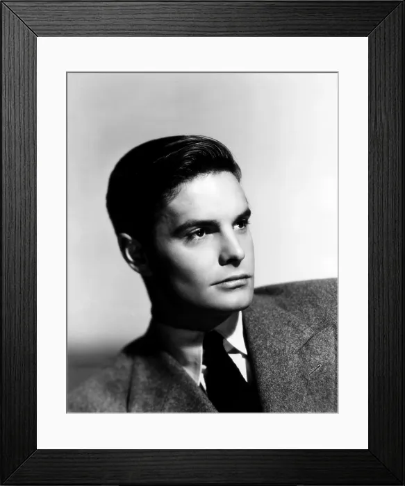 Framed Print : Louis Jourdan, 1947