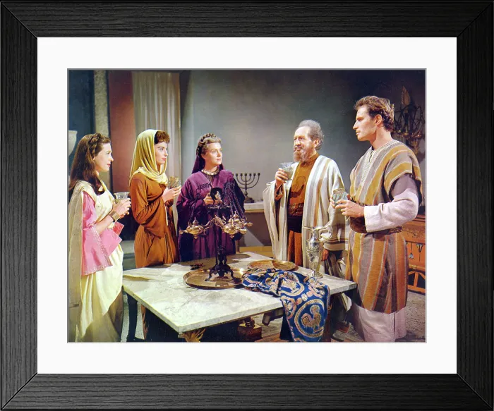 Framed Print : BEN-HUR, Cathy O'Donnell, Haya Harareet, Martha Scott, Sam Jaffe, Charlton Heston, 1959 Framed Print : BEN-HUR, Cathy O'Donnell, Haya Harareet, Martha Scott, Sam Jaffe, Charlton Heston, 1959