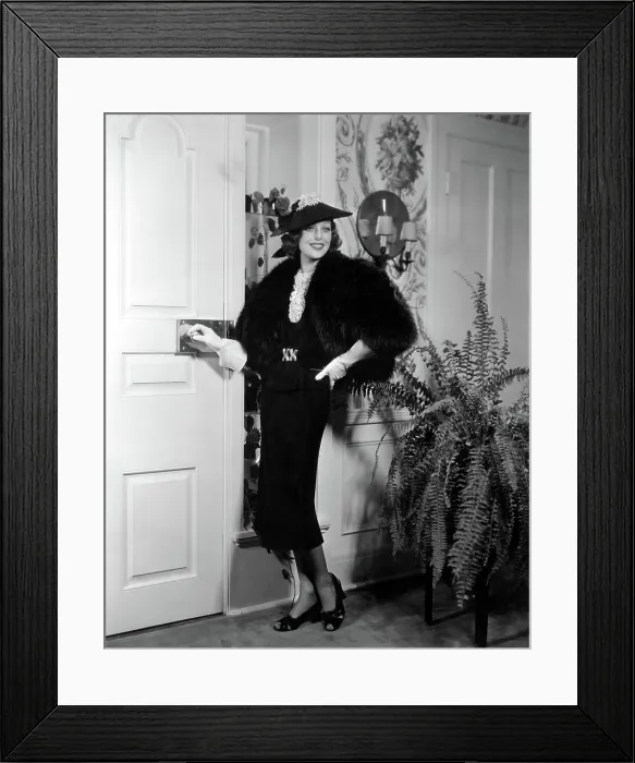 Framed Print : Loretta Young, Fox, 1937