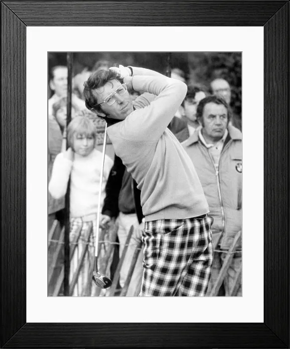 Framed Print : American golfer Hale Irwin, competing in the Piccadilly World Match Golf Championship in Wentworth, England, 1974.. Courtesy: CSU Archives  /  Everett Collection