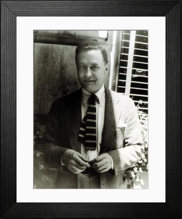 Framed Print : F. SCOTT FITZGERALD, Hollywood, 1937. Courtesy: CSU Archives  /  Everett Collection