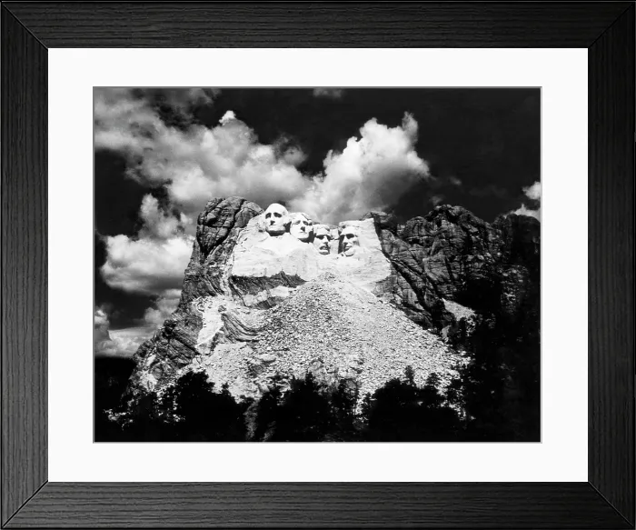Framed Print : Mount Rushmore, near Keystone, South Dakota, circa 1963. Courtesy: CSU Archives / Everett Collection