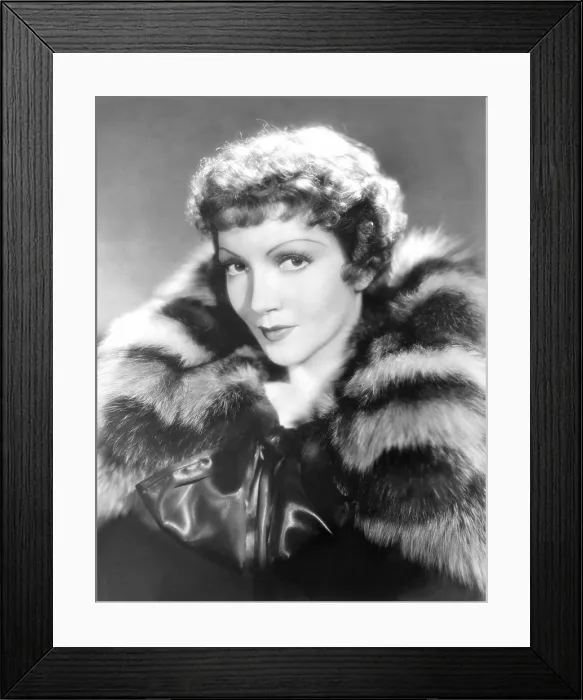Framed Print : Claudette Colbert, 1936