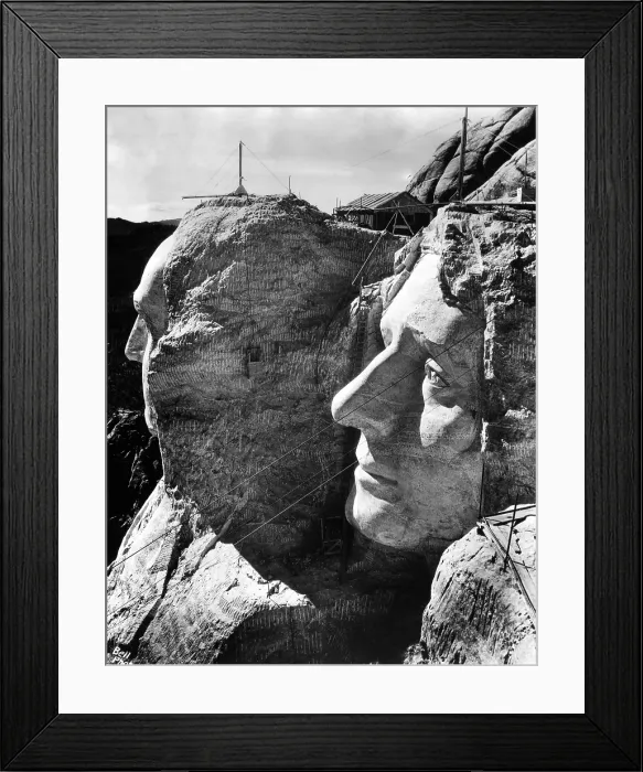 Framed Print : MOUNT RUSHMORE, operations to resume in April after halting for winter Framed Print : MOUNT RUSHMORE, operations to resume in April after halting for winter