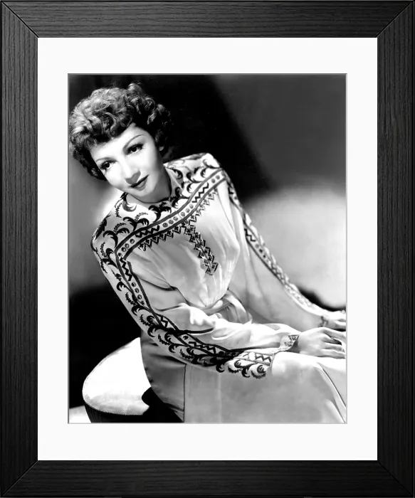 Framed Print : Claudette Colbert, portrait, 1940s Framed Print : Claudette Colbert, portrait, 1940s
