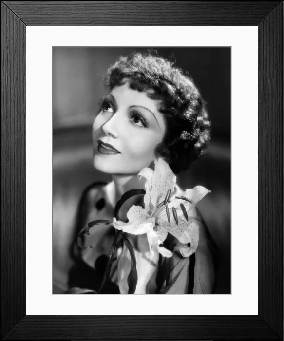 Framed Print : Claudette Colbert, Paramount Pictures portrait, ca. 1935