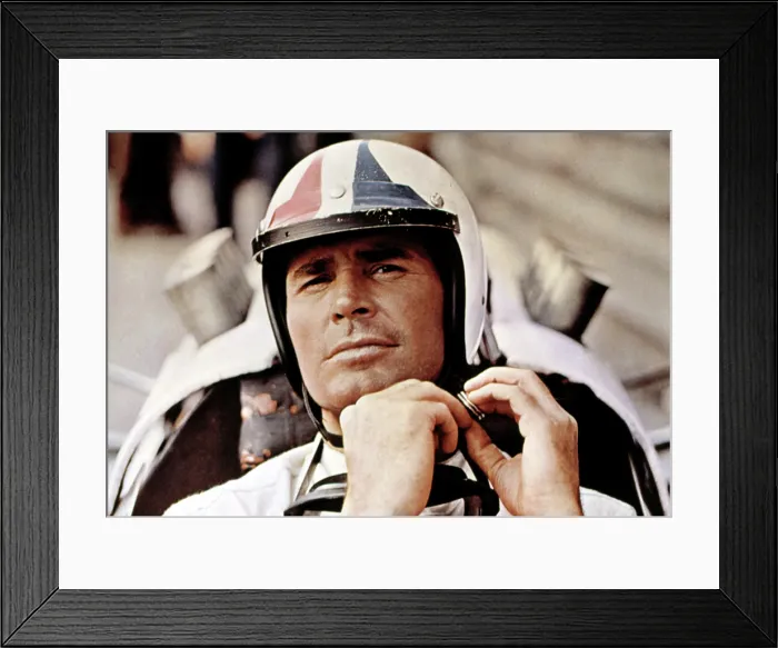 Framed Print : GRAND PRIX, James Garner, 1966 Framed Print : GRAND PRIX, James Garner, 1966