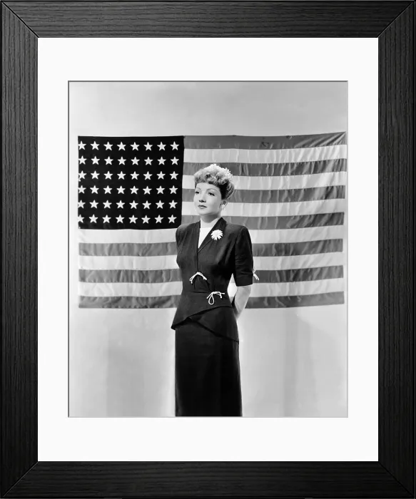 Framed Print : Claudette Colbert, mid 1940s